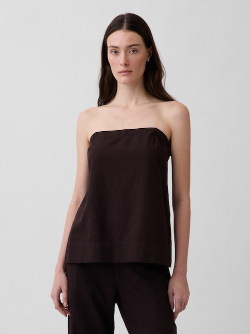 リネンブレンド キャミソール