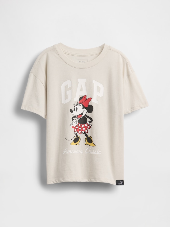 GapKids x ディズニー オーバーサイズ GAPロゴ Tシャツ-1