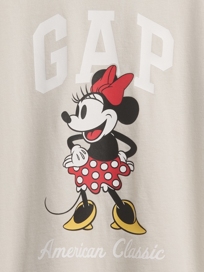 GapKids x ディズニー オーバーサイズ GAPロゴ Tシャツ-3