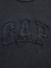 ヘビーウェイト リラックスフィット GAPロゴ クロップドTシャツ-3