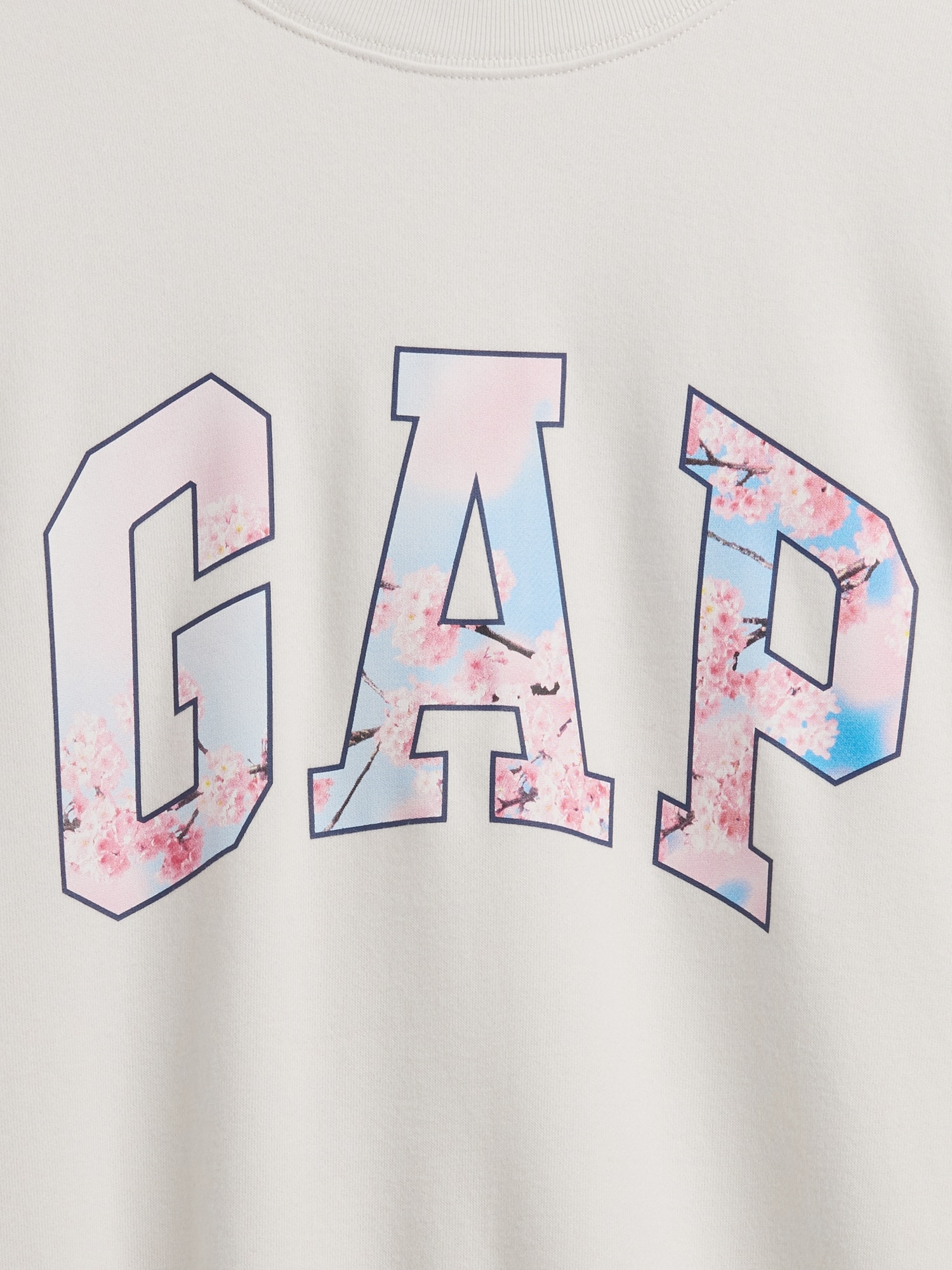 ヴィンテージソフト フレンチテリー オーバーサイズ SAKURA GAPロゴ スウェットシャツ-3