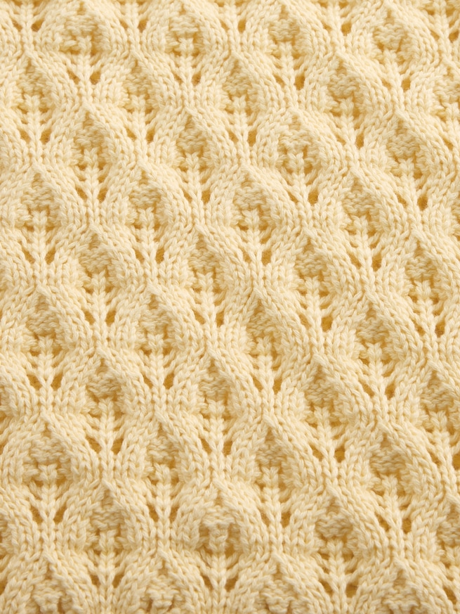 クロシェ オーバーサイズ クルーネックセーター (キッズ)-4