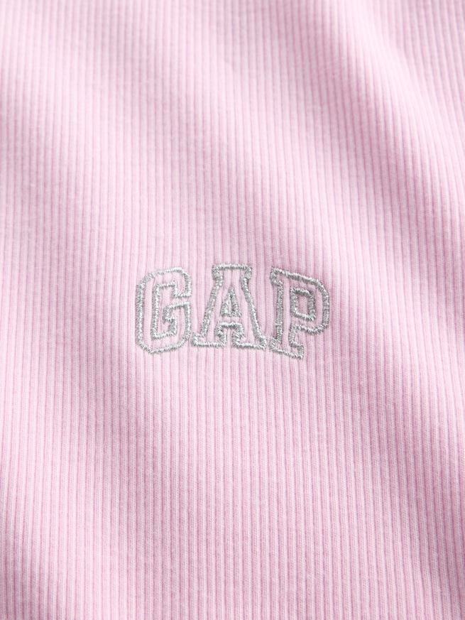 リブ GAPロゴ チビTシャツ-4