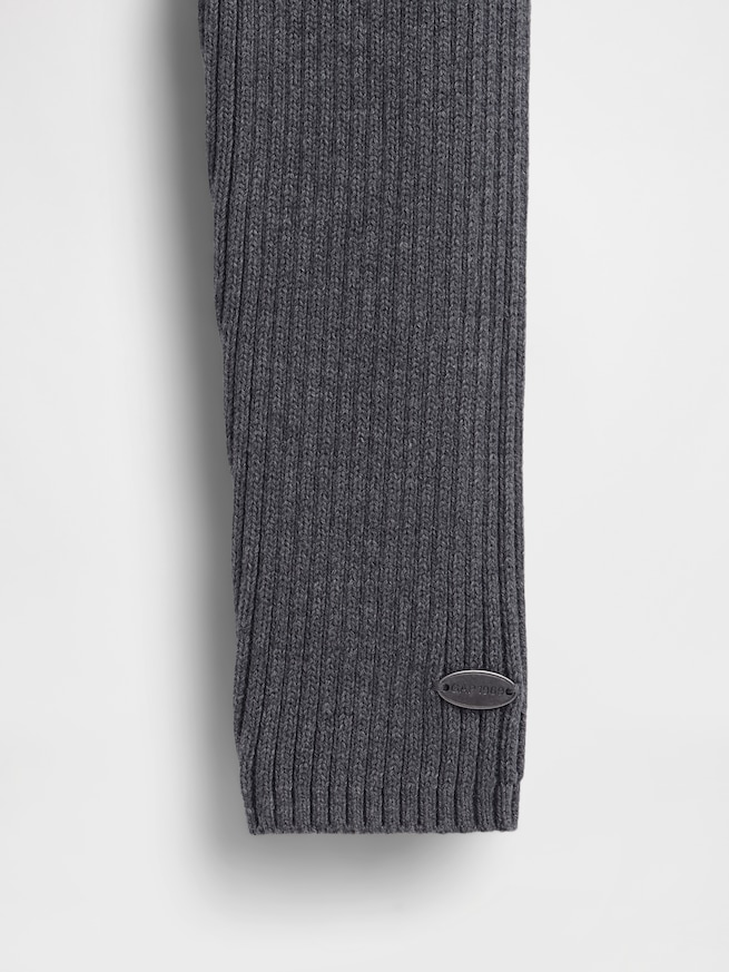 コットン100% リラックスフィット リブ ボレロセーター-4