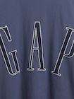 オーバーサイズ GAPロゴ クロップドTシャツ-3