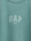 ヘビーウェイト リラックスフィット GAP1969ロゴ クロップドTシャツ-3
