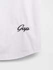 オーガニックコットン リラックスフィット GAPロゴ ポプリンシャツ-3