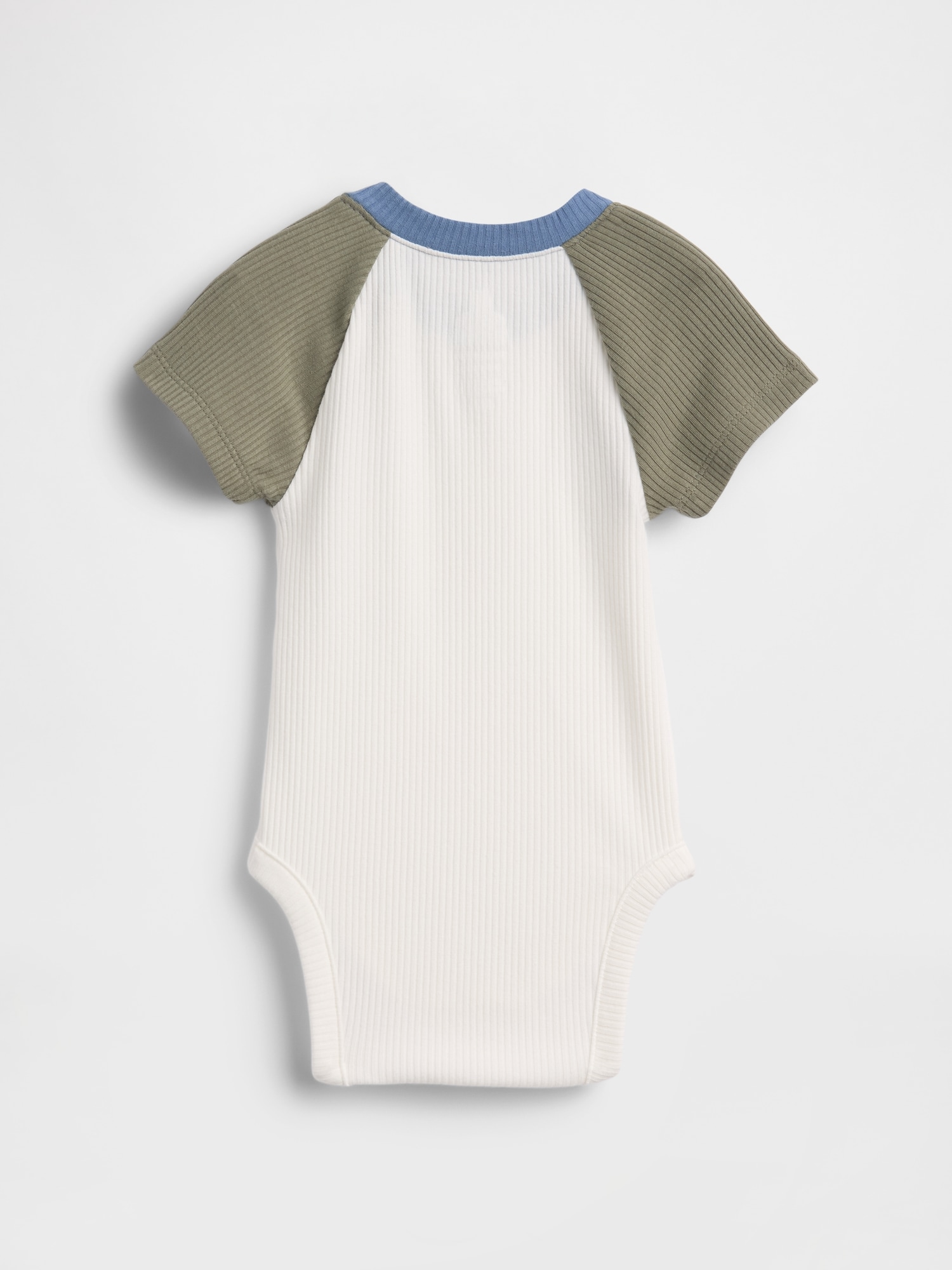 Cache-couche à manches raglan finement côtelé Premiers essentiels pour Bébé