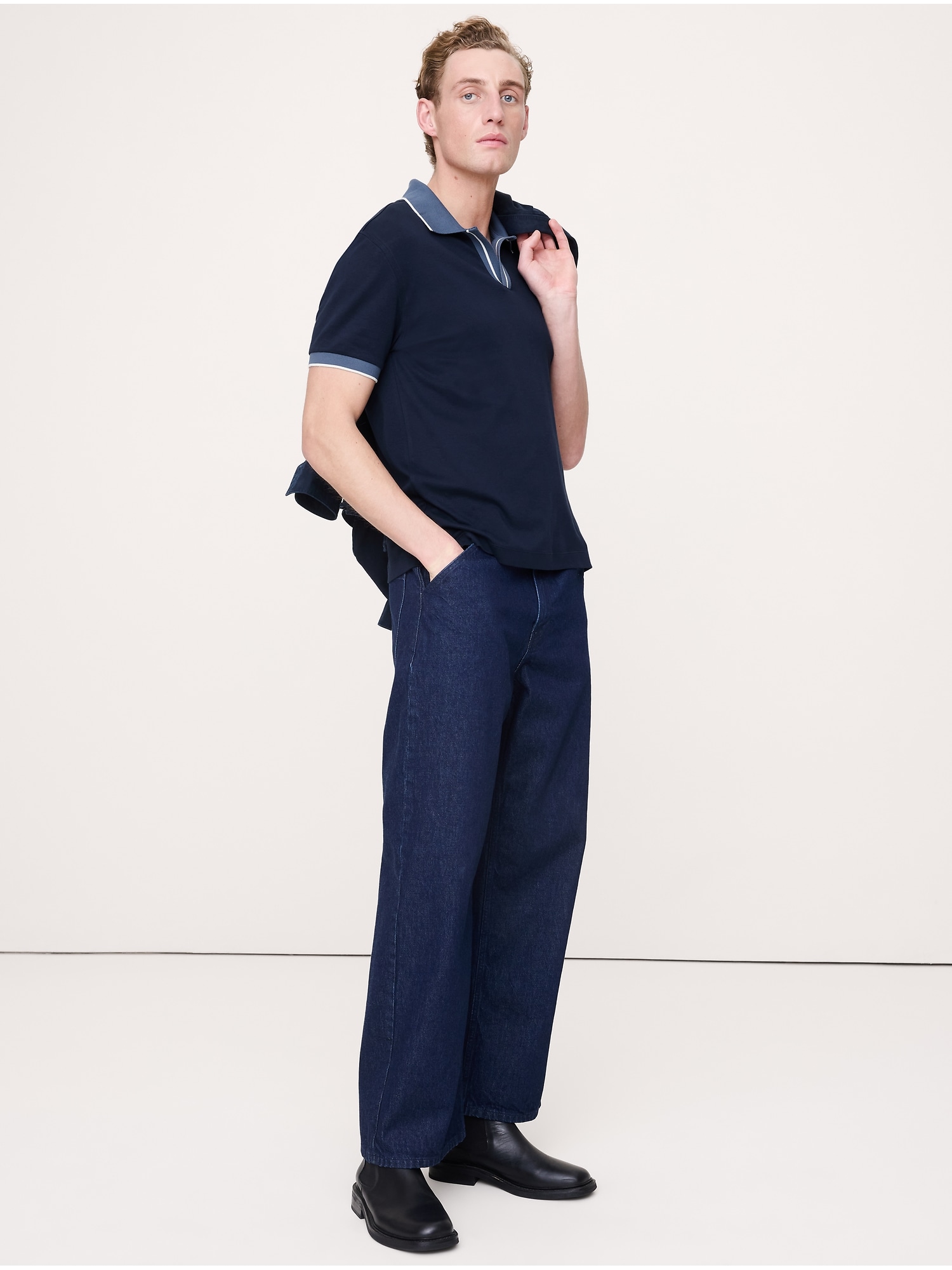 Luxury-Touch ポロシャツ-0