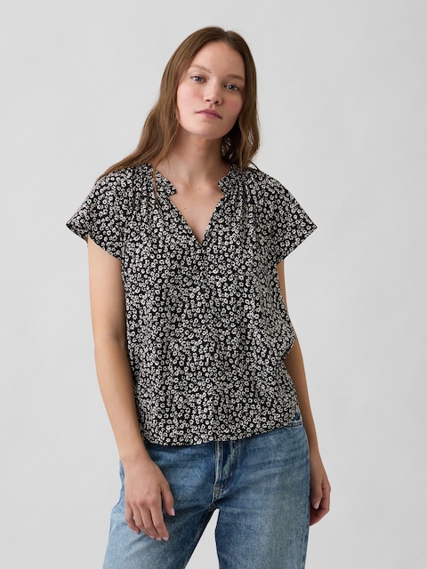 Splitneck Top