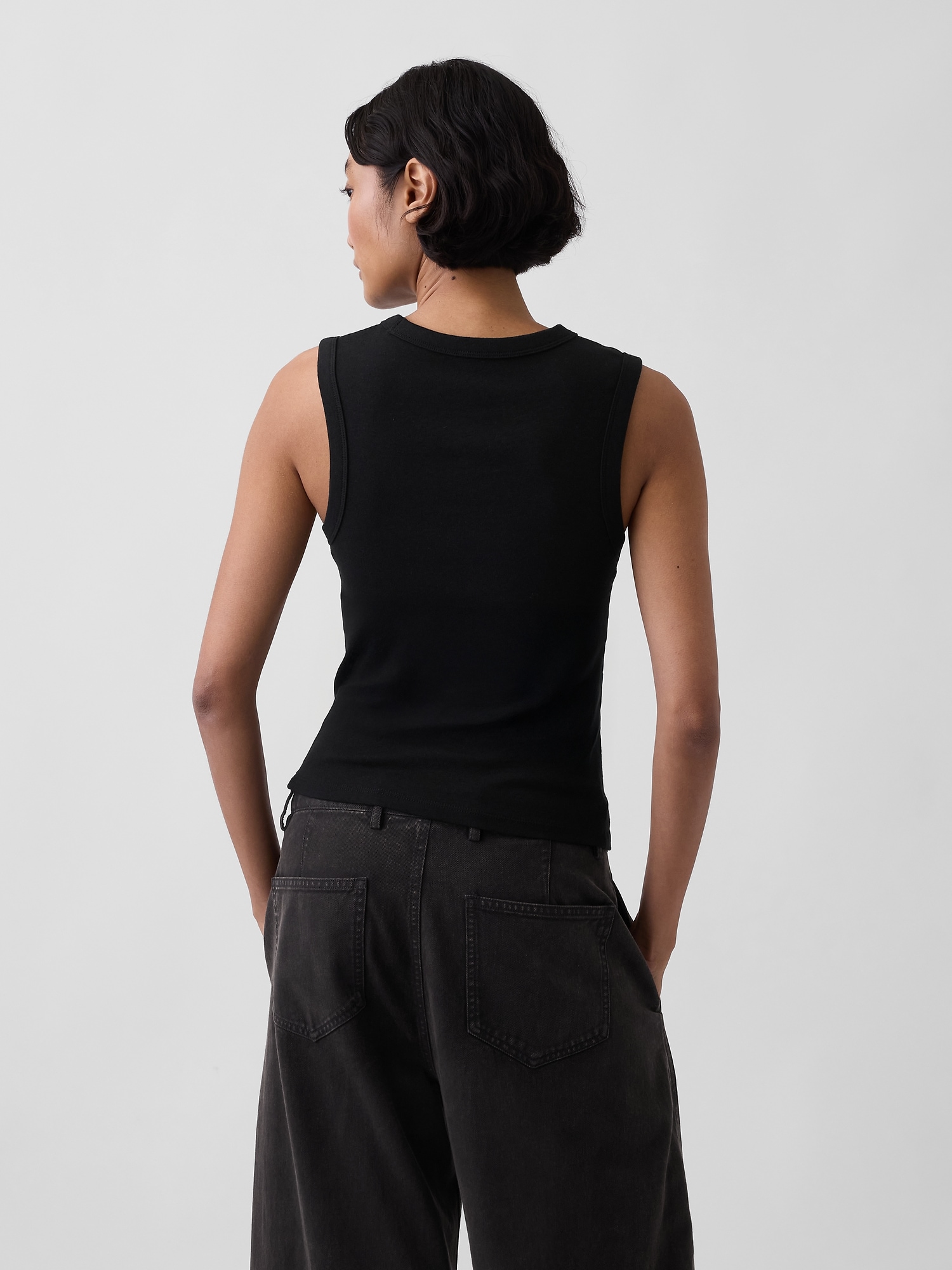 Modern Crewneck Tank Top