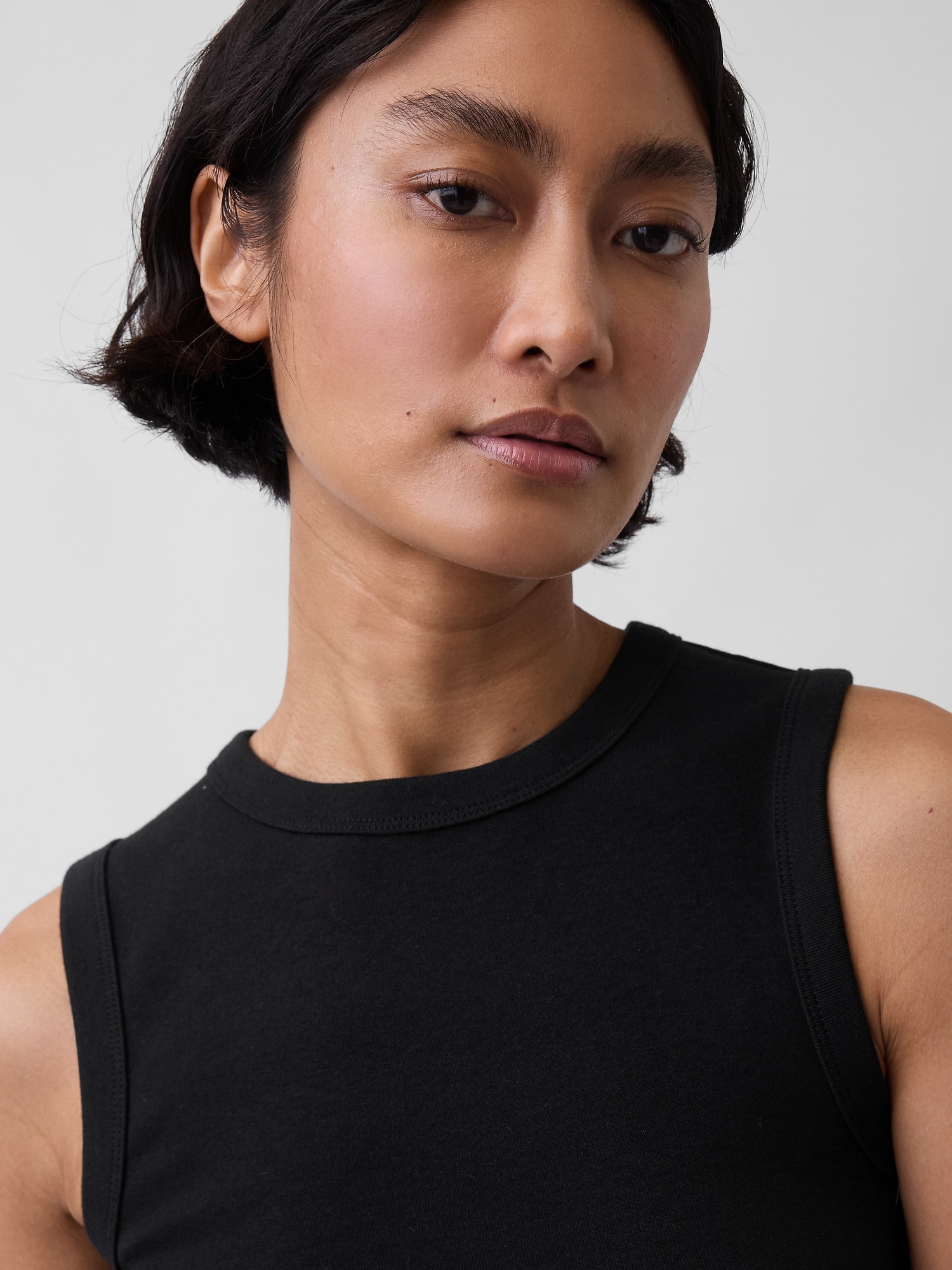 Modern Crewneck Tank Top