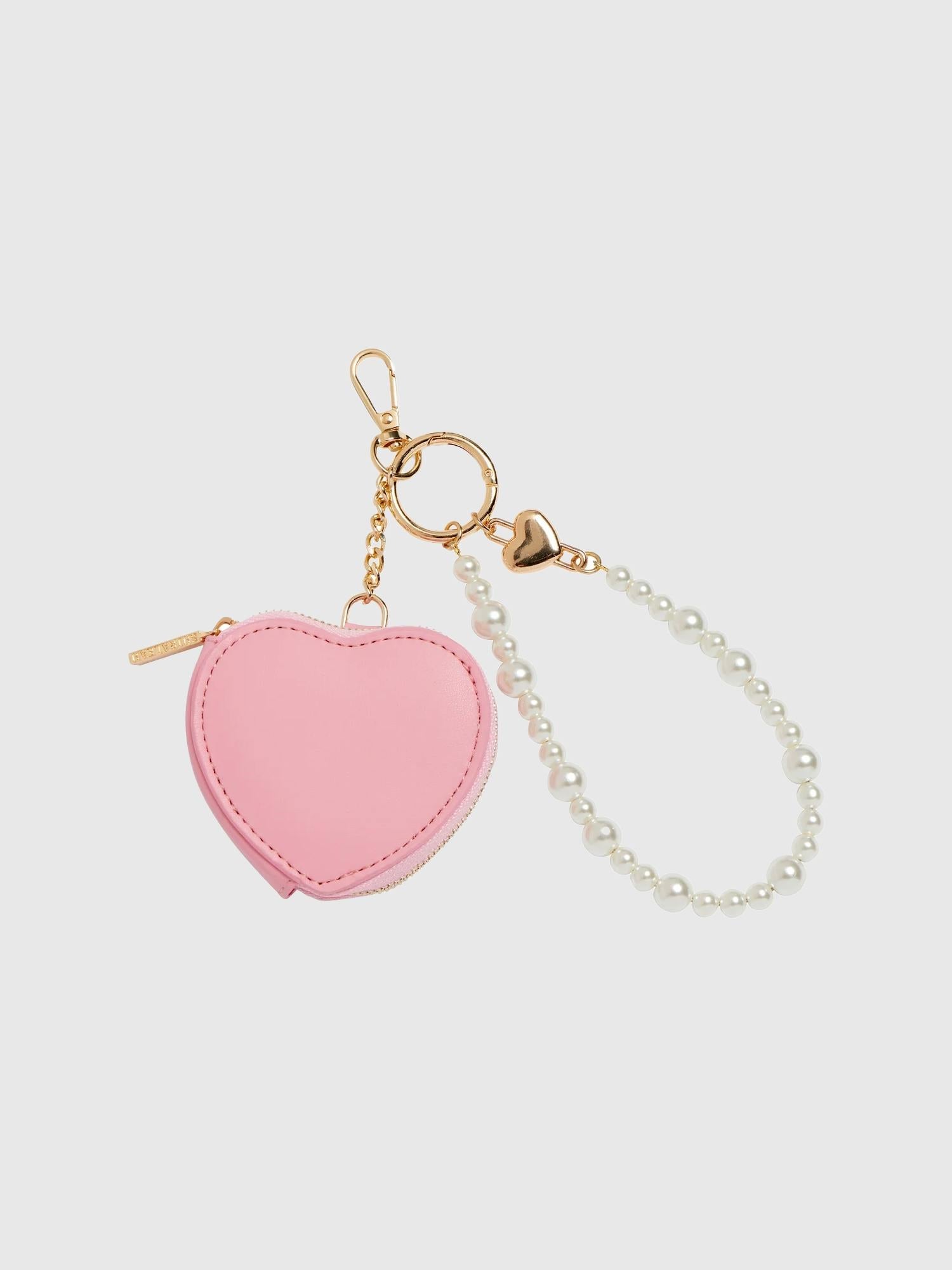Shiraleah Heart Pouch Bag Charm/Key Ring