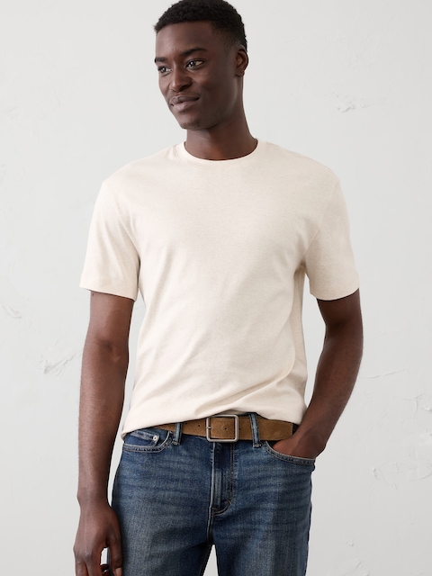 T-SHIRT RAS DU COU LUXE ULTRA-DOUX