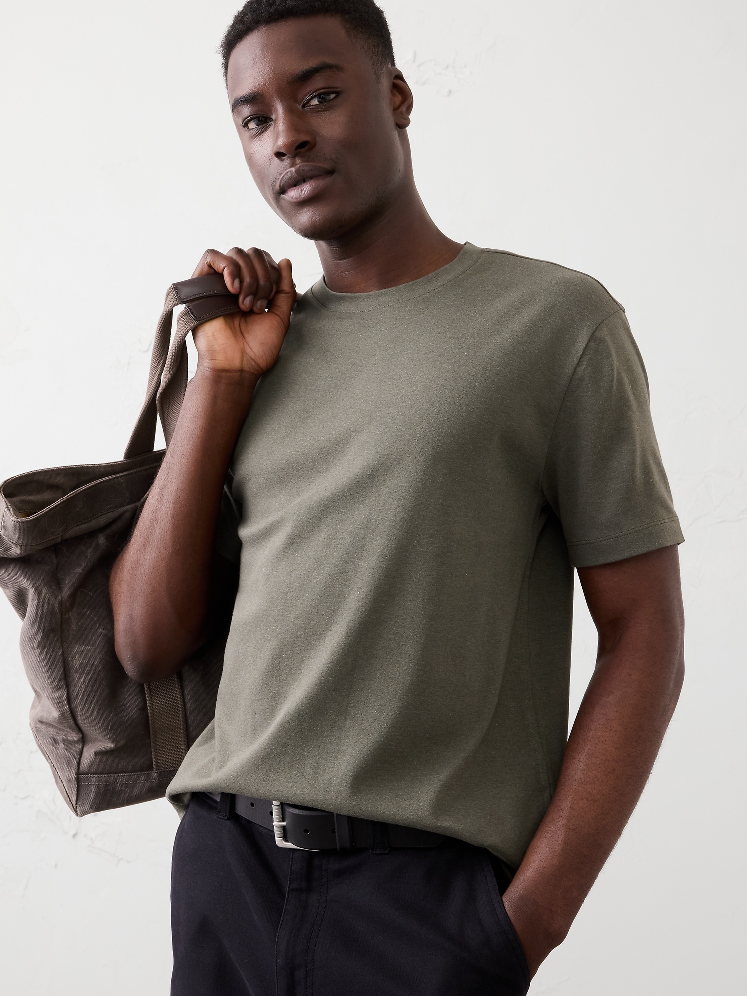 Luxe Touch Crew-Neck T-Shirt