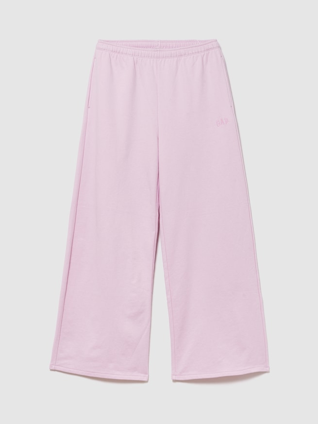 フレンチテリー GAP1969ロゴ バギースウェットパンツ-0