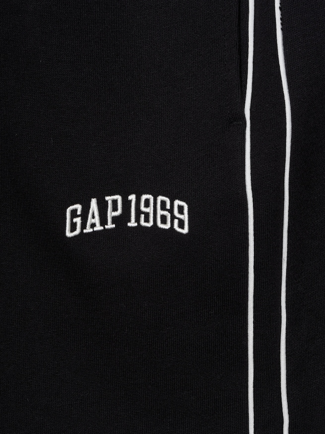 フレンチテリー GAP1969ロゴ バギー ワイドスウェットパンツ-4