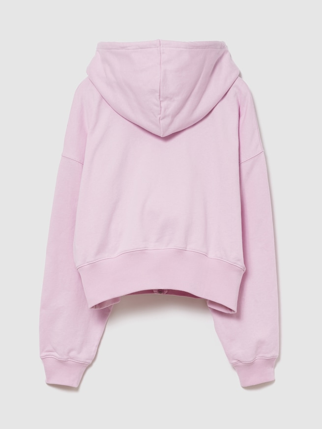 フレンチテリー オーバーサイズ GAP1969ロゴ ジップアップパーカー-2