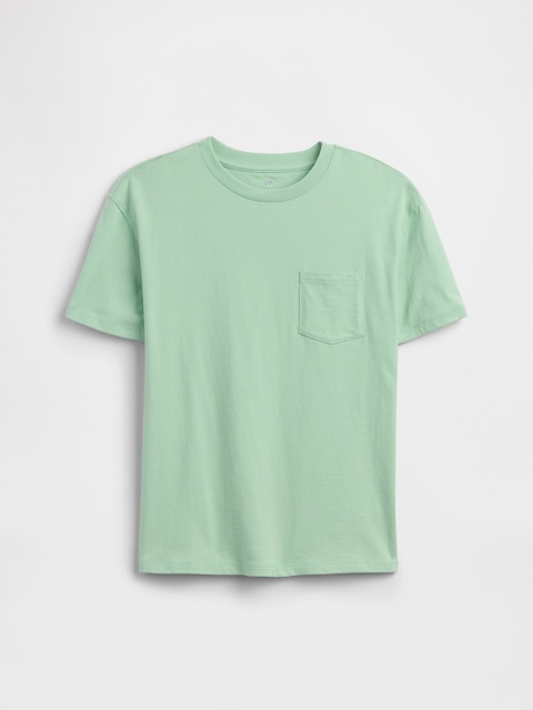 Kids Everyday Soft Stripe Pocket T-Shirt