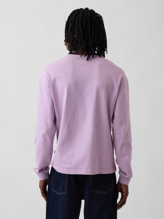 オーバーサイズ GAPロゴ クロップドTシャツ-2