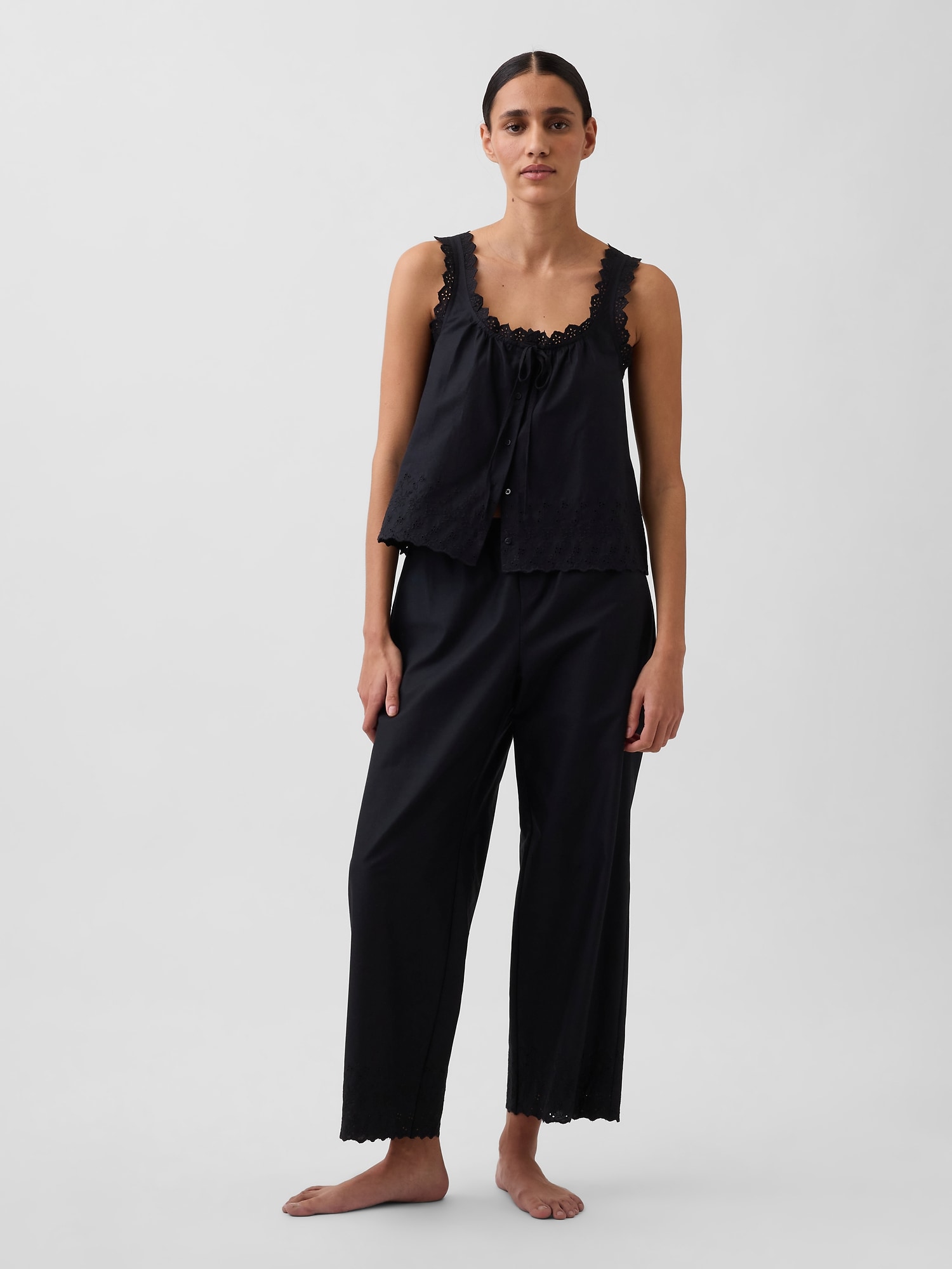 PANTALON BRODÉ DE PYJAMA