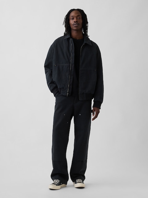 '90s Loose Canvas Double-Knee Carpenter Pants