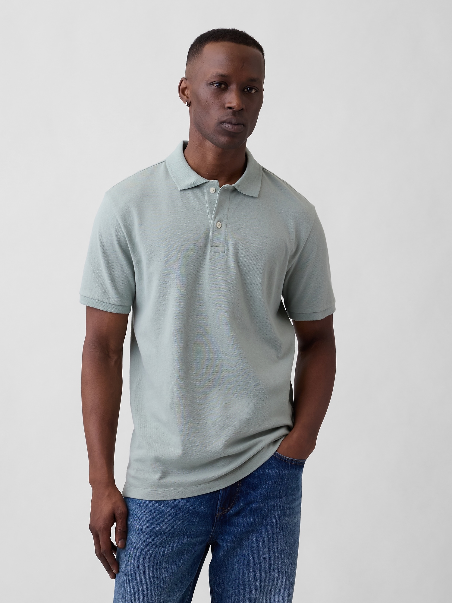 Stretch Pique Polo Shirt