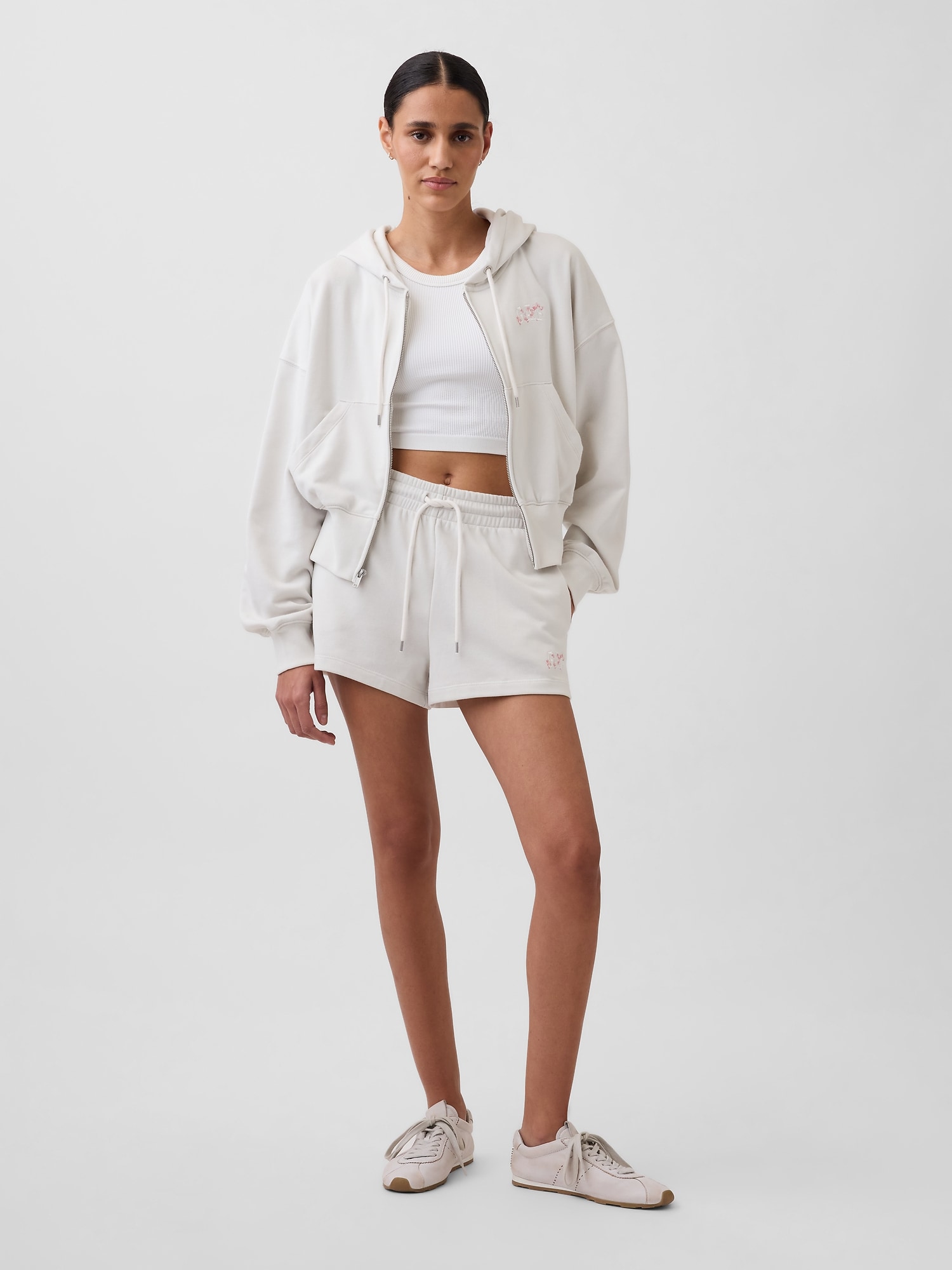 ヴィンテージソフト フレンチテリー リラックスフィット スウェットショートパンツ-0