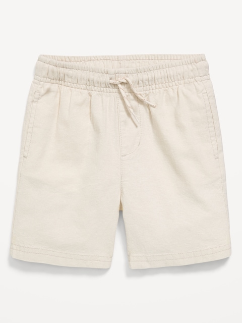 Loose Shorts for Toddler Boys - Wish Bone (Linen