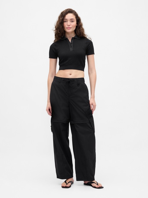 Gap &times; B&Eacute;IS 2WAY カーゴ バレルパンツ