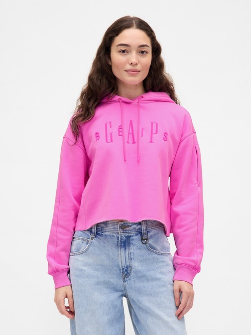 Gap &times; B&Eacute;IS オーバーサイズ クロップドパーカー