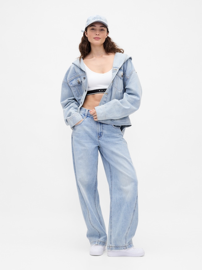 Gap &times; B&Eacute;ISロゴ シームレス スポーツブラ-1