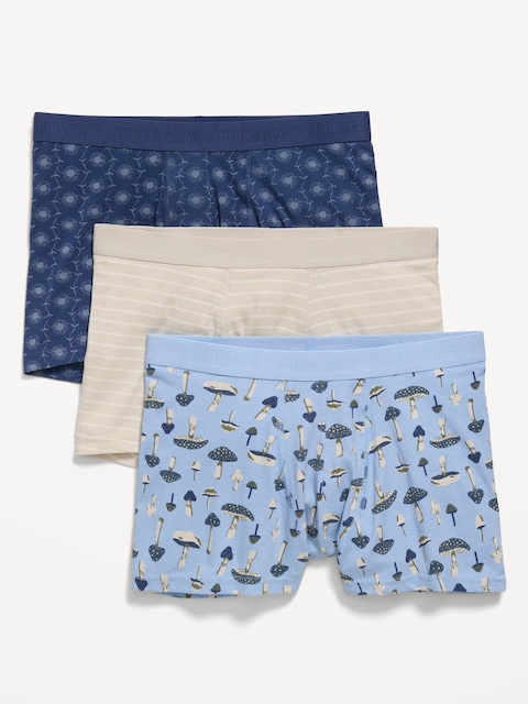 Printed Trunks 3-Pack -- 3-inch inseam
