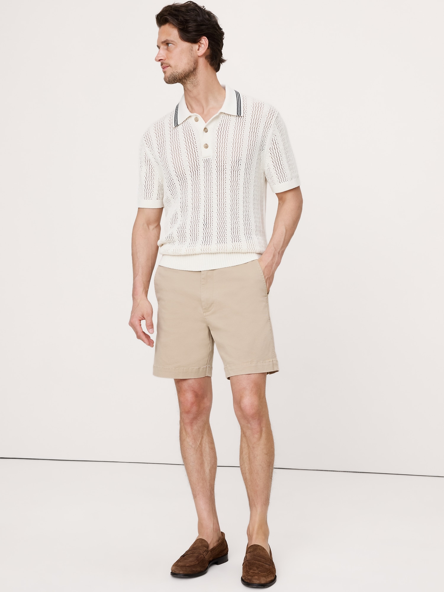 SHORT EN CHINO RODÉ 18 CM