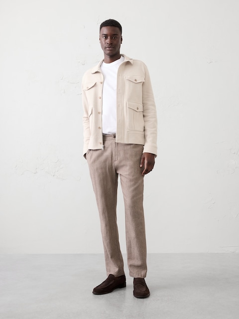 Linen-Blend Pant