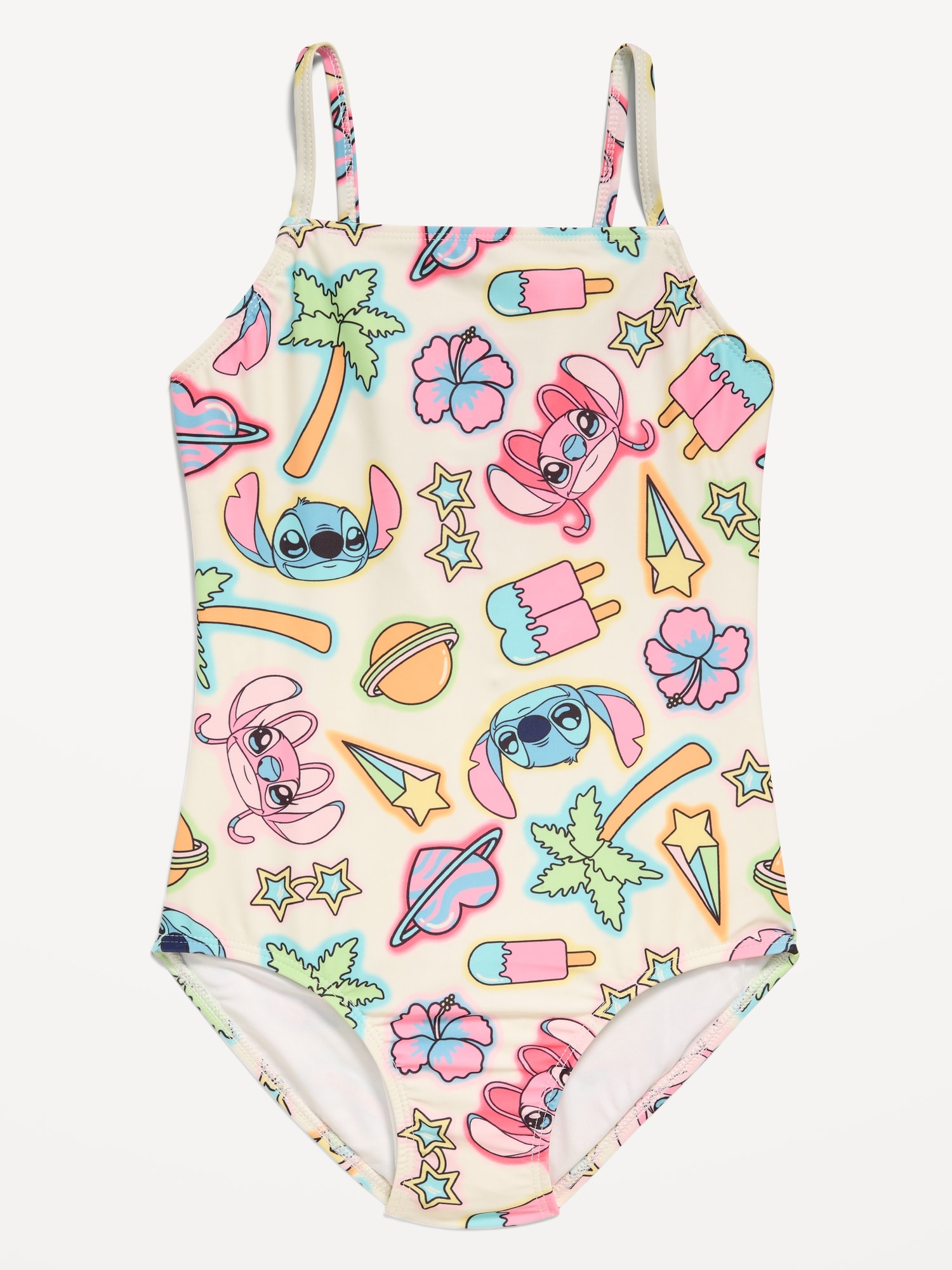 Disney© Stitch Back Cutout One-Piece Swimsuit for Girls