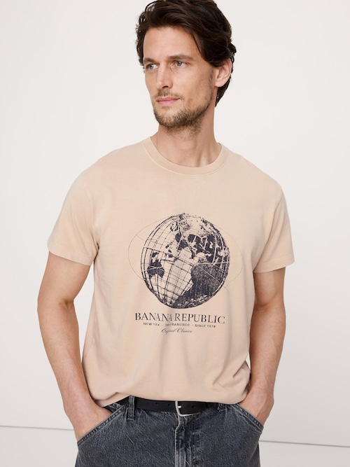 コットン グラフィック Tシャツ