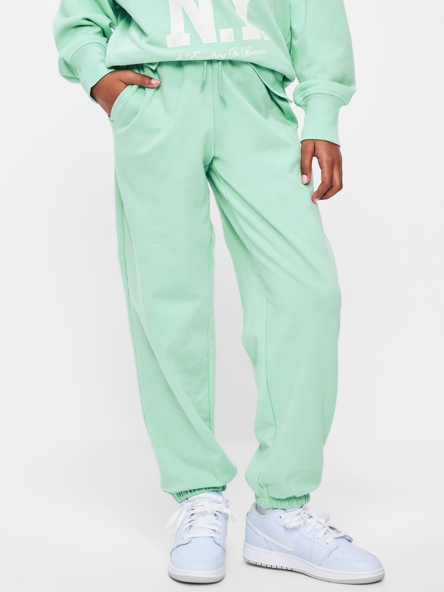 Favorite Fleece High-Waisted Jogger Sweatpants for Girls