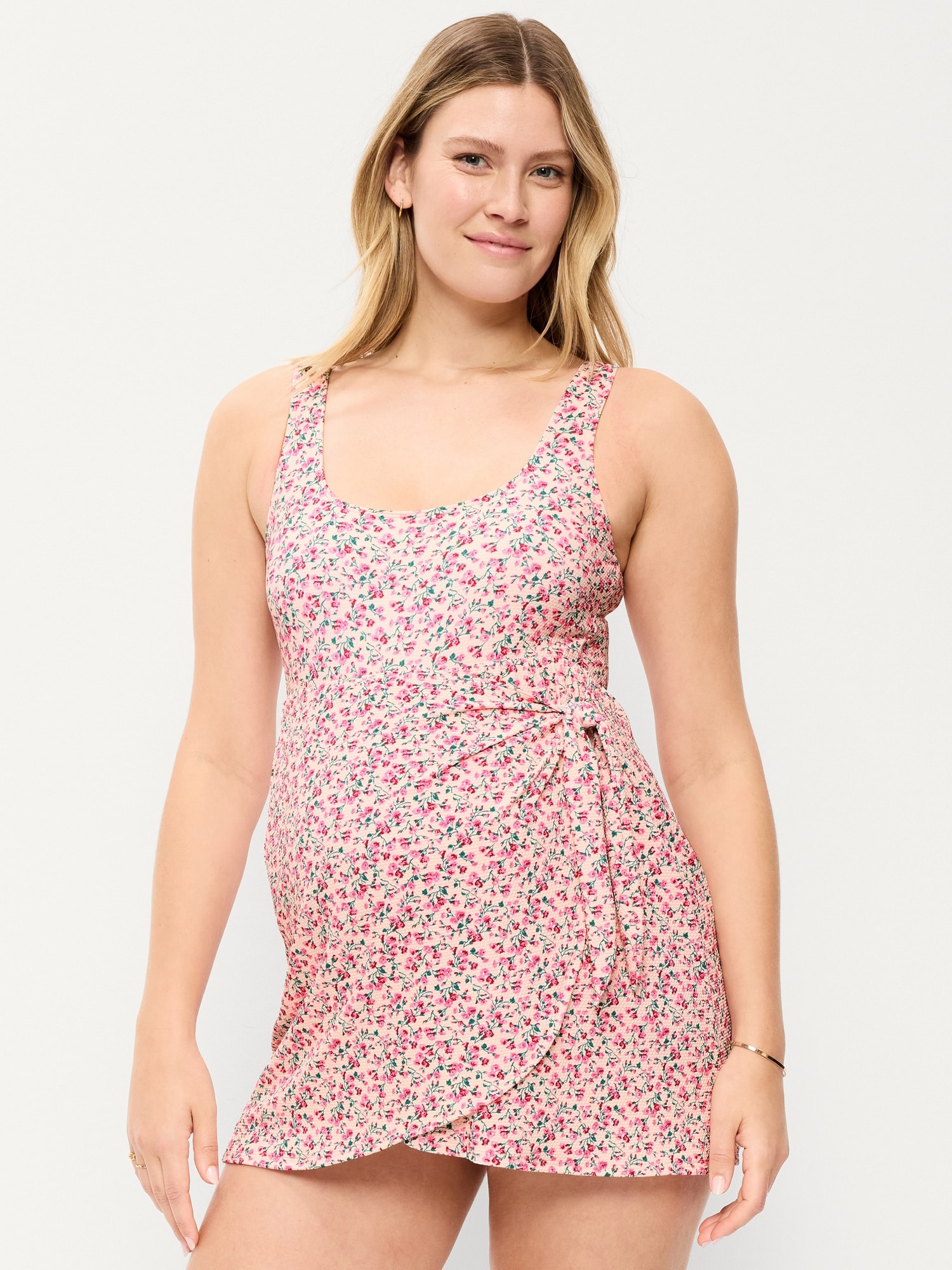 Maternity Classic Wrap Swim Dress