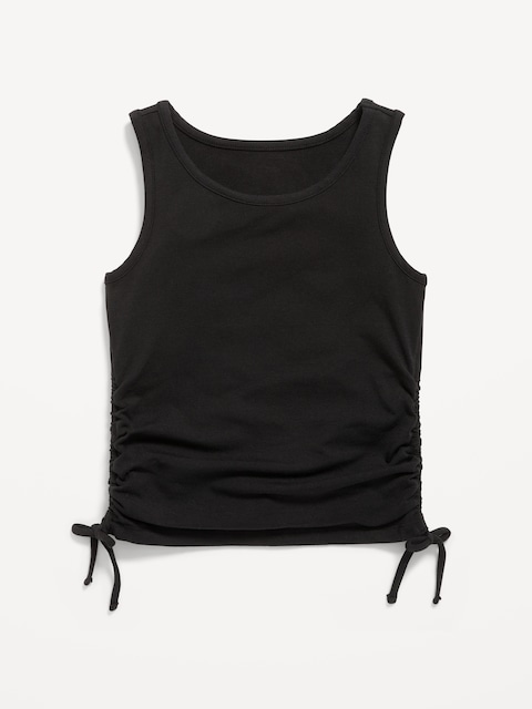 Side-Ruched Tank Top for Girls