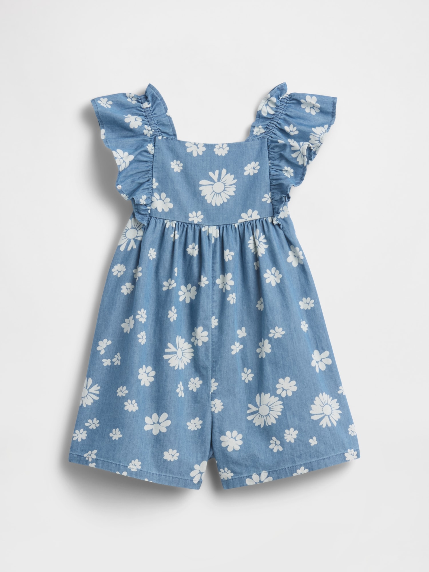 babyGap Chambray Flutter Romper