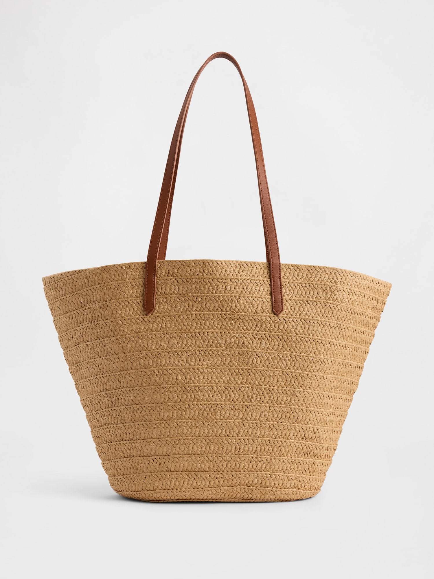 Straw tote bag