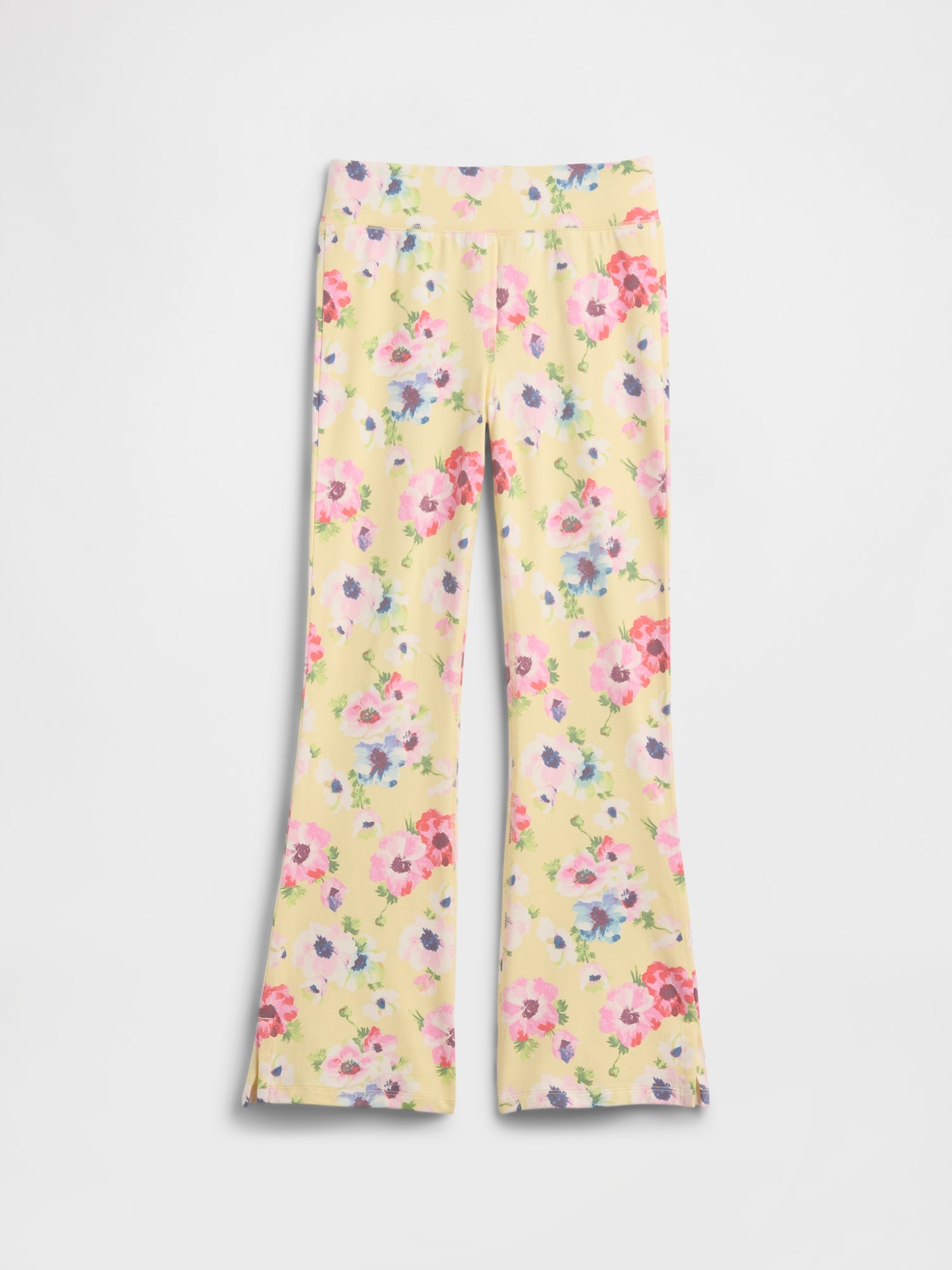 Kids Pull-On Stretch Jersey Flare Leggings