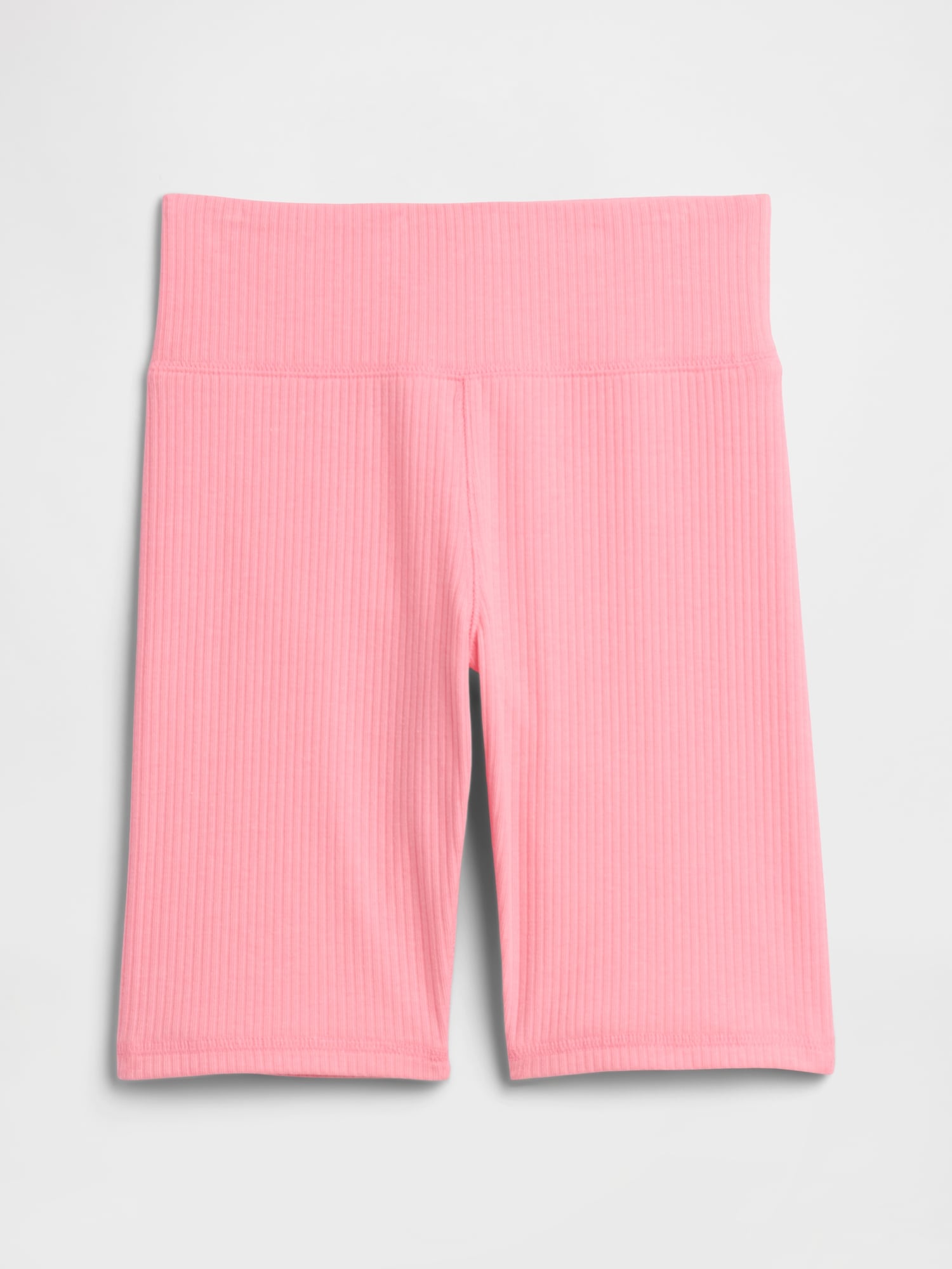 Kids Pull-On Ribbed Bike Shorts