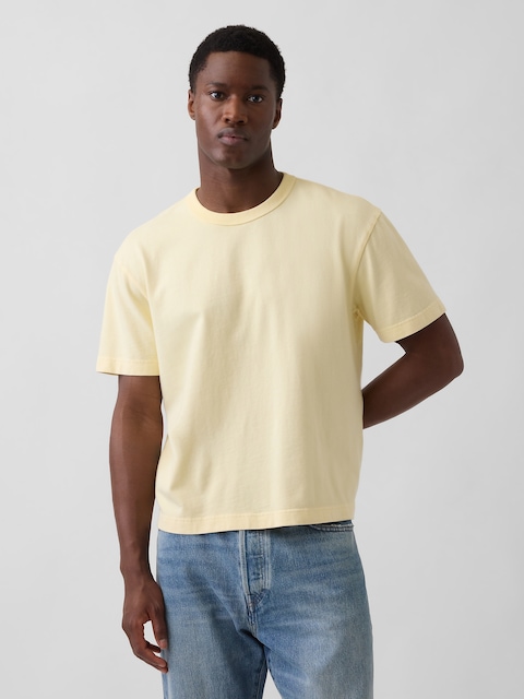 Adult Heavyweight Crop T-Shirt