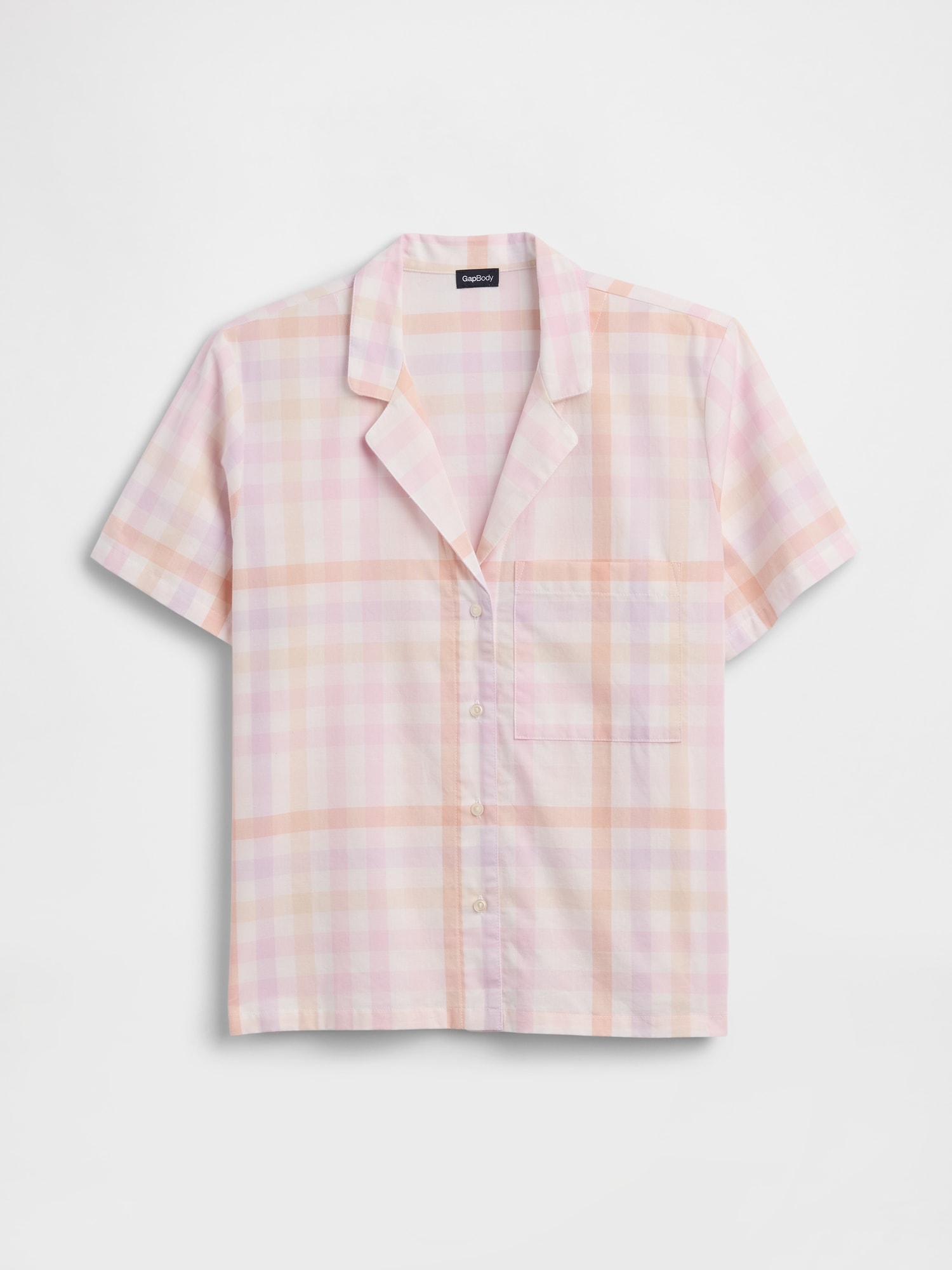 ポプリン パジャマシャツ-3