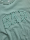 ヘビーウェイト リラックスフィット GAPロゴ クロップドTシャツ-3