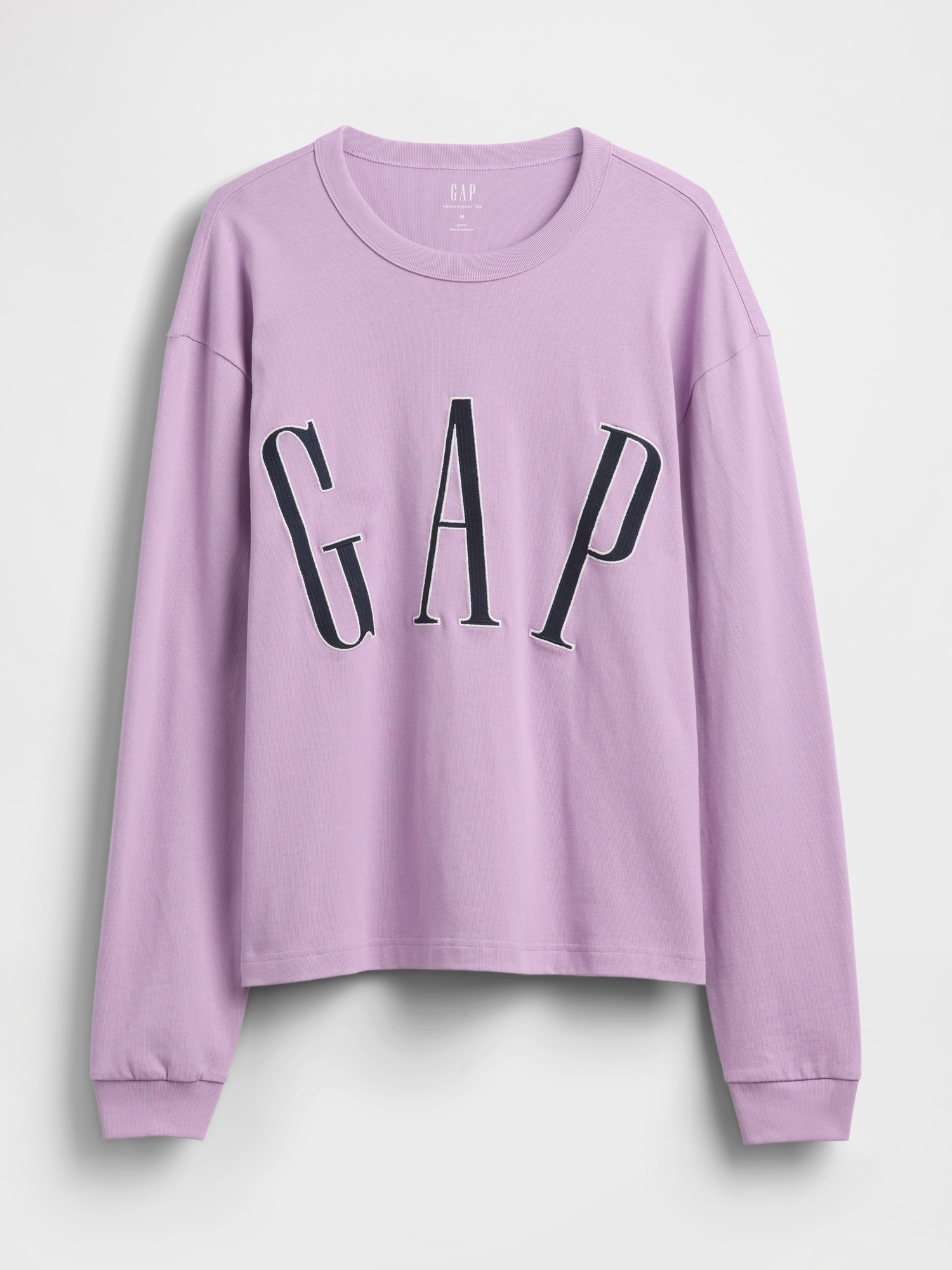 オーバーサイズ GAPロゴ クロップドTシャツ-4