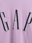 オーバーサイズ GAPロゴ クロップドTシャツ-3