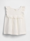 babyGap リネンブレンド ラッフルフリル トップス-0